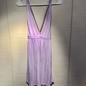 Purple Crossover Dress